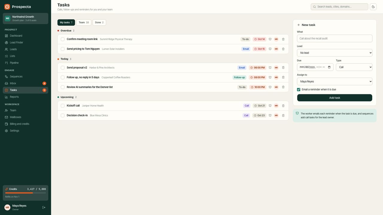 Tasks